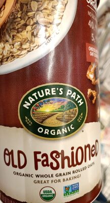 Organic Whole Grain Rolled Oats, Old Fashioned