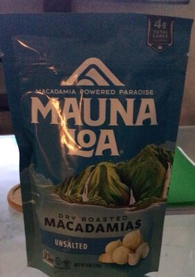 Unsalted Dry Roasted Macadamias, Unsalted