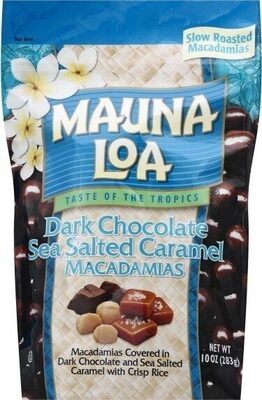 Dark Chocolate Sea Salted Caramel Macadamias, Sea Salted Caramel Macadamias
