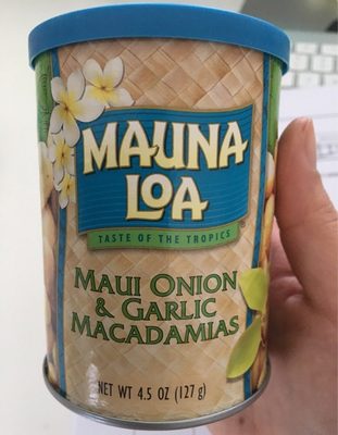 Macadamias, Maui Onion & Garlic