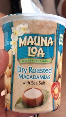 Dry Roasted Macadamias With Sea Salt, Dry Roasted With Sea Salt