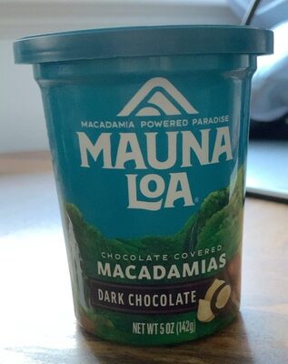 Dark Chocolate Covered Macadamias, Dark Chocolate