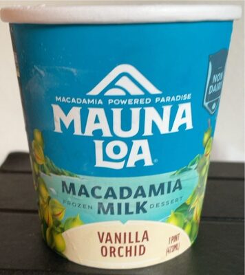 Vanilla Orchid Macadamia Milk Frozen Dessert, Vanilla Orchid