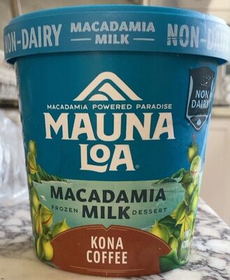 Kona Coffee Macadamia Milk Frozen Dessert, Kona Coffee