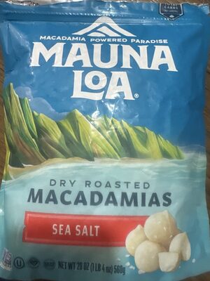 Hawaiian Sea Salt Dry Roasted Macadamias, Hawaiian Sea Salt