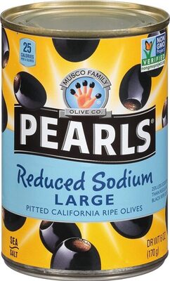 Reduced Sodium Large Pitted Ripe Olives
