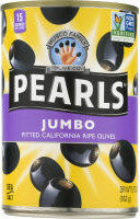 Sea Salt Pitted California Ripe Jumbo Olives, Sea Salt