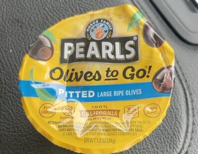 Black Pitted Large California Ripe Olives, Black