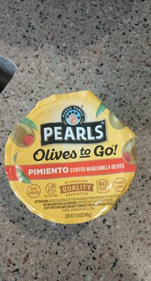 Olives To Go!, Pimiento Stuffed Spanish Green Olives, Pimiento Stuffed