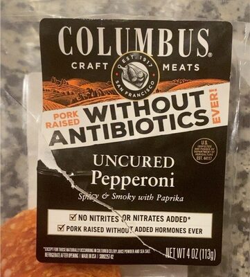 Spicy & Smoky With Paprika Uncured Pepperoni, Spicy & Smoky With Paprika