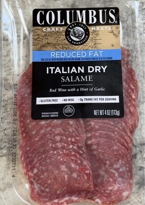 Italian Dry Reduced Fat Salame, Italian Dry