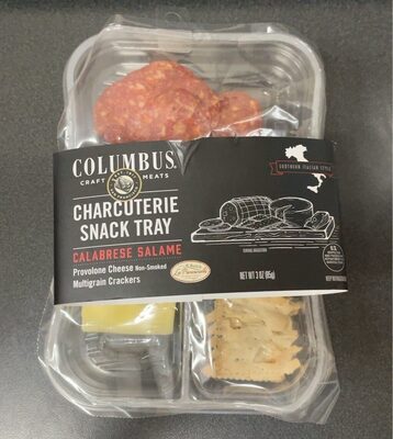 Calabrese Salame Charcuterie Snack Tray, Calabrese Salame