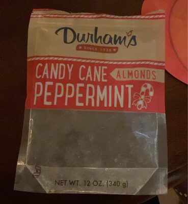 Candy Cane Peppermint Almonds, Candy Cane Peppermint