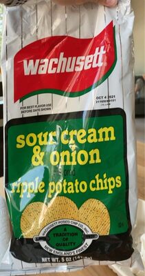 Sour Cream & Onion Flavored Ripple Potato Chips, Sour Cream & Onion