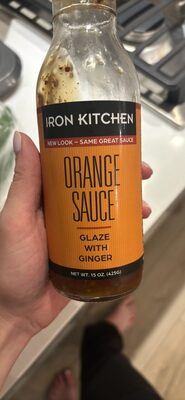 Orange Sauce With Ginger Glaze, Orange