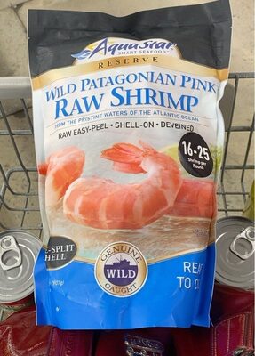 Patagonian Pink Easy-Peel, Shell-On, Deveined Raw Wild Shrimp, Patagonian Pink