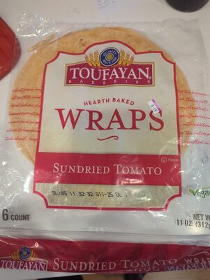 Hearth Baked Wraps Sundried Tomato