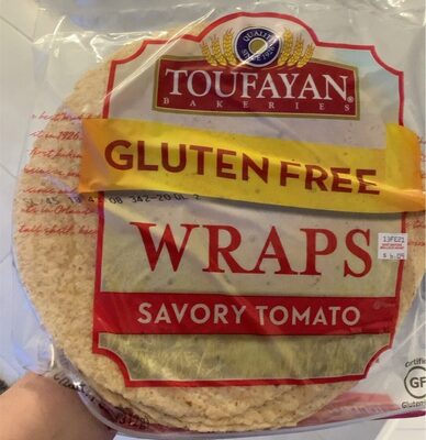Gluten Free Savory Tomato Wraps, Tomato