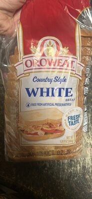 White Country Style Bread, White