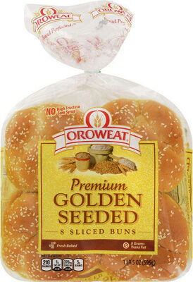 Premium Golden Seeded Sandwich Buns, Golden Seeded