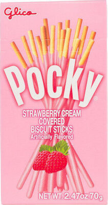Strawberry Cream Covered Biscuit Sticks, Strawberry Cream