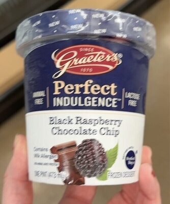 Black Raspberry Chocolate Chip Lactose Free Frozen Dessert, Black Raspberry Chocolate Chip