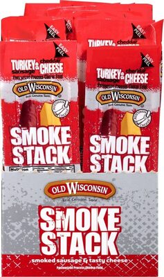 Turkey Sausage & Cheddar Cheese Smoke Stack, Turkey Sausage & Cheddar Cheese