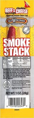 Beef Sausage & Cheddar Cheese Smoke Stack, Beef Sausage & Cheddar Cheese