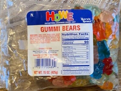 Howe Gummi Bears, 15 Oz