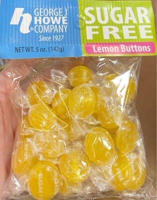 Sugar Free Lemon Buttons, Lemon