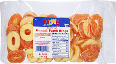 Peach Rings Gummi, Peach