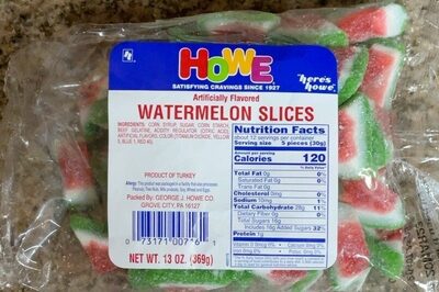Watermelon Slices Candy, Watermelon