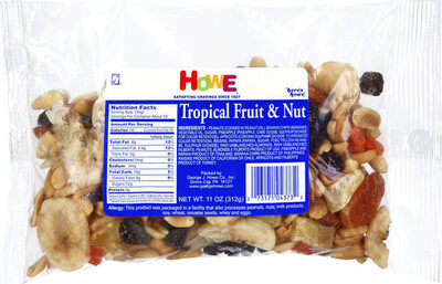 George J. Howe Company Tropical Fruit & Nut Mix, 9 Oz