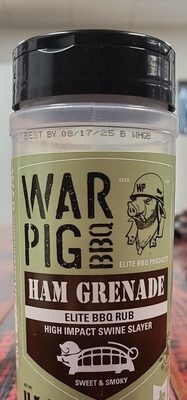 Sweet & Smoky Ham Grenade Elite BBQ Rub, Sweet & Smoky Ham Grenade