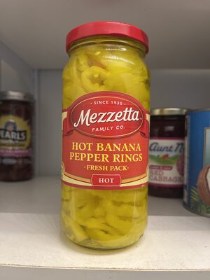 Hot Banana Pepper Rings, Hot Banana