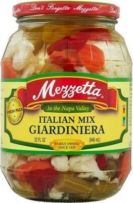 Mild Italian Mix Giardiniera Crunchy Vegetables, Mild Italian Mix