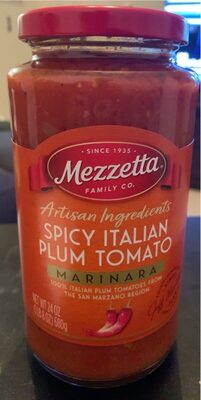 Spicy Italian Plum Tomato Marinara, Spicy Italian Plum Tomato