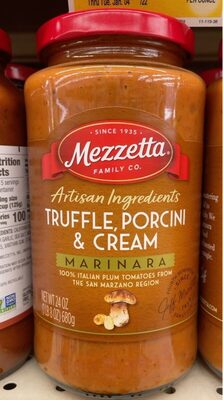 Truffle, Porcini & Cream Marinara, Truffle, Porcini & Cream