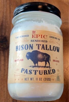 Pasteurized Bison Tallow Cooking Oil