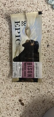 EPIC Grass Fed Bison Uncured Bacon + Cranberry Bar