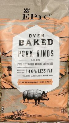 EPIC Pink Himalayan + Sea Salt Oven Baked Pork Rinds