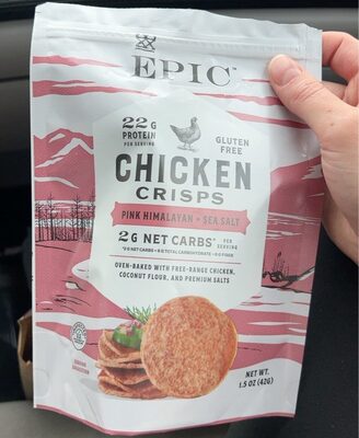 EPIC Pink Himalayan + Sea Salt Chicken Crisps