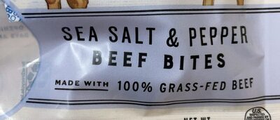 EPIC Sea Salt + Pepper Beef Bites