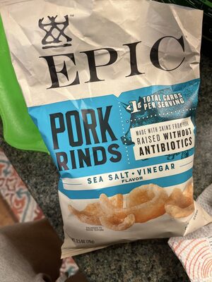 EPIC Sea Salt & Vinegar Artisanal Pork Rinds