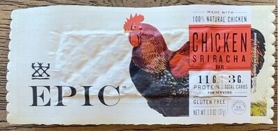 EPIC Chicken Sriracha Bars 4 Count