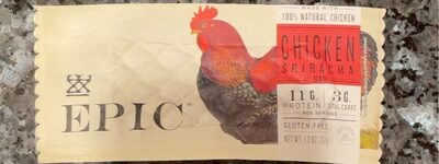 EPIC Chicken Sriracha Bars 12 Count