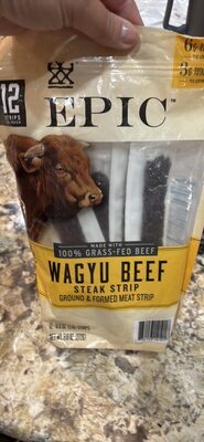 EPIC Wagyu Beef Steak Strips 12 Count