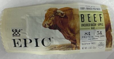 EPIC Beef Apple + Uncured Bacon Bar