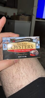 Smoked Oysters With Red Chili Pepper, Smoked In Red Chili Pepper