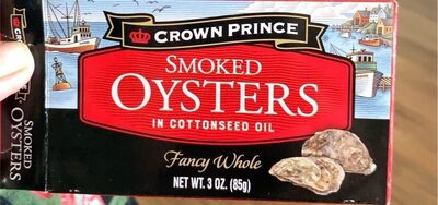 Smoked Oysters In Cottonseed Oil, Smoked In Cottonseed Oil
